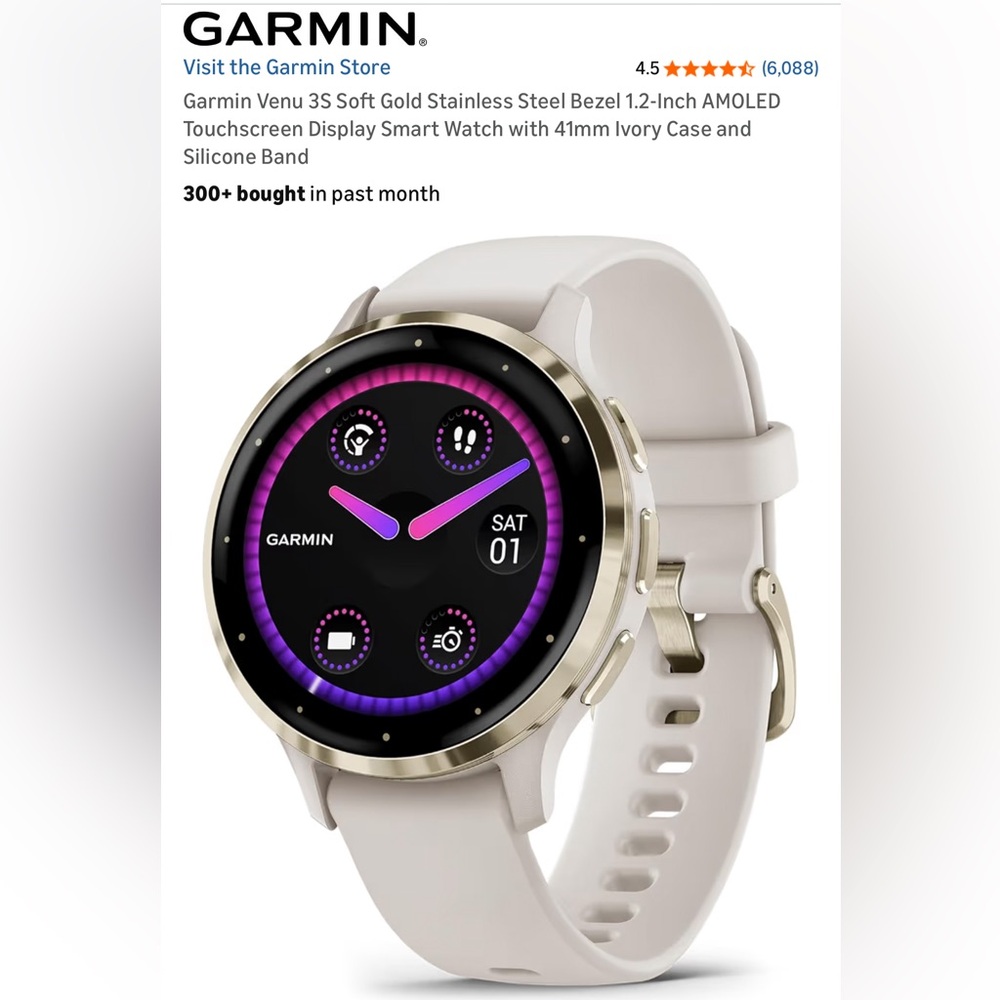 Garmin Venu 3S Smartwatch #Garmin #Venu3s - Picture 4 of 7